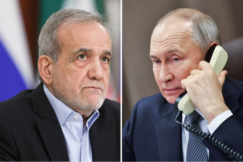 Путин поговорил с президентом Ирана и премьером Израиля