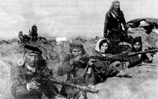 Участники арабского восстания в Палестине 1936-1939 годов  в период британского мандата