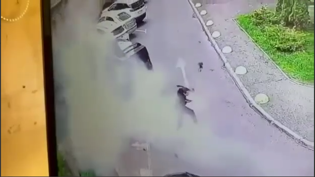 Попытка покушение на боевика Азова* в Киеве