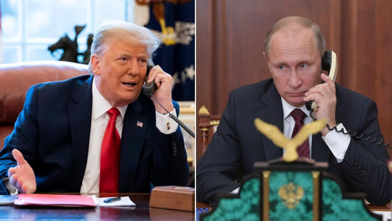 Дональд Трамп и Владимир Путин