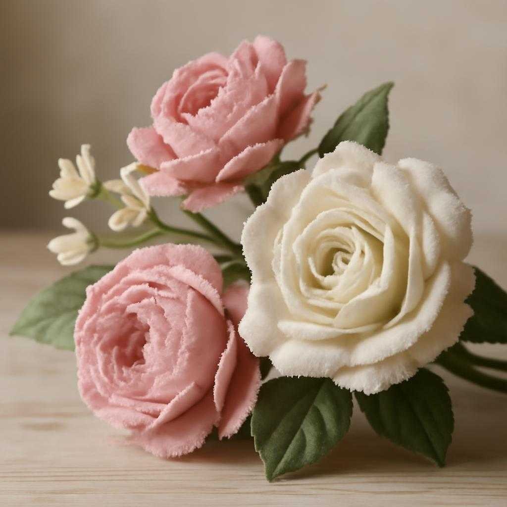 текстильные цветы