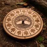 Лунный кот древесных знаков кельтов