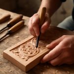 Скульптурный акцент из древесины: репортаж о резьбе