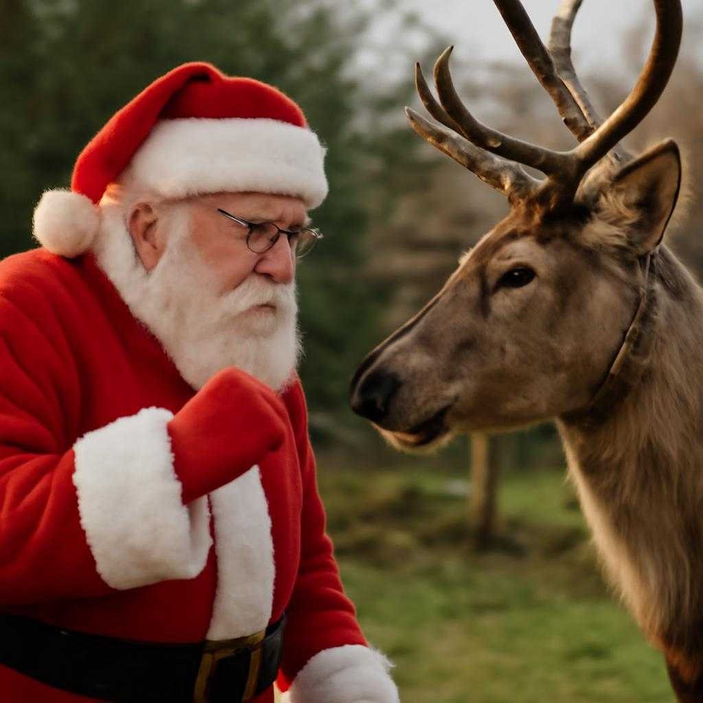 Santa vs Rudolf