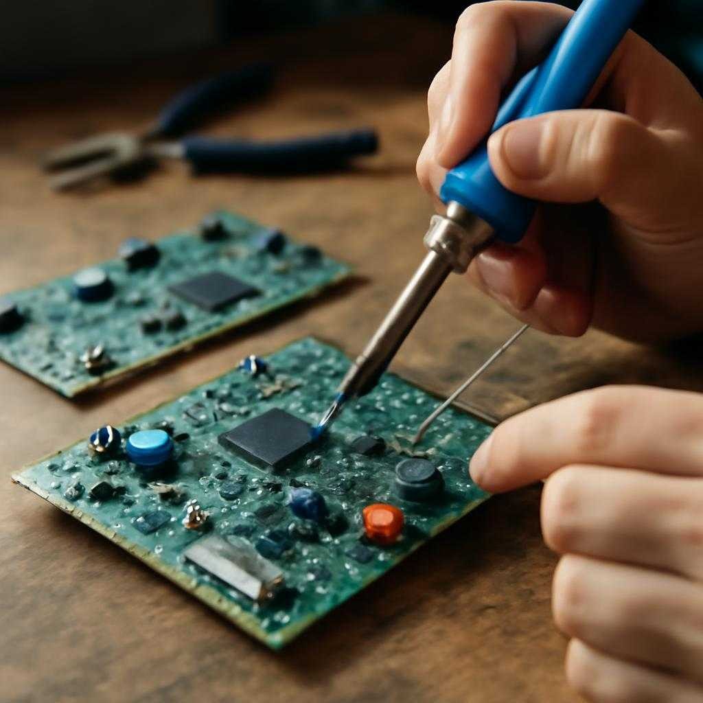 монтаж плат