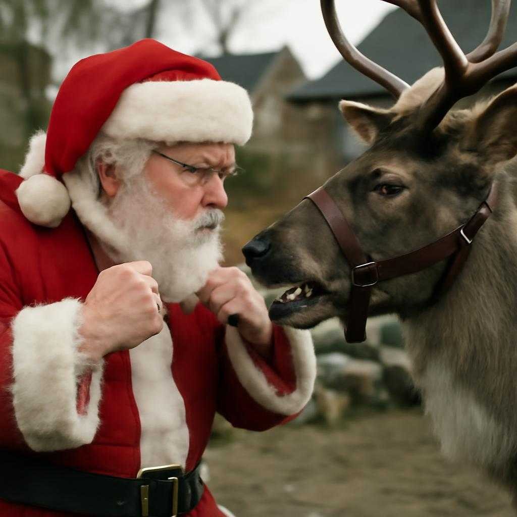Santa vs Rudolf