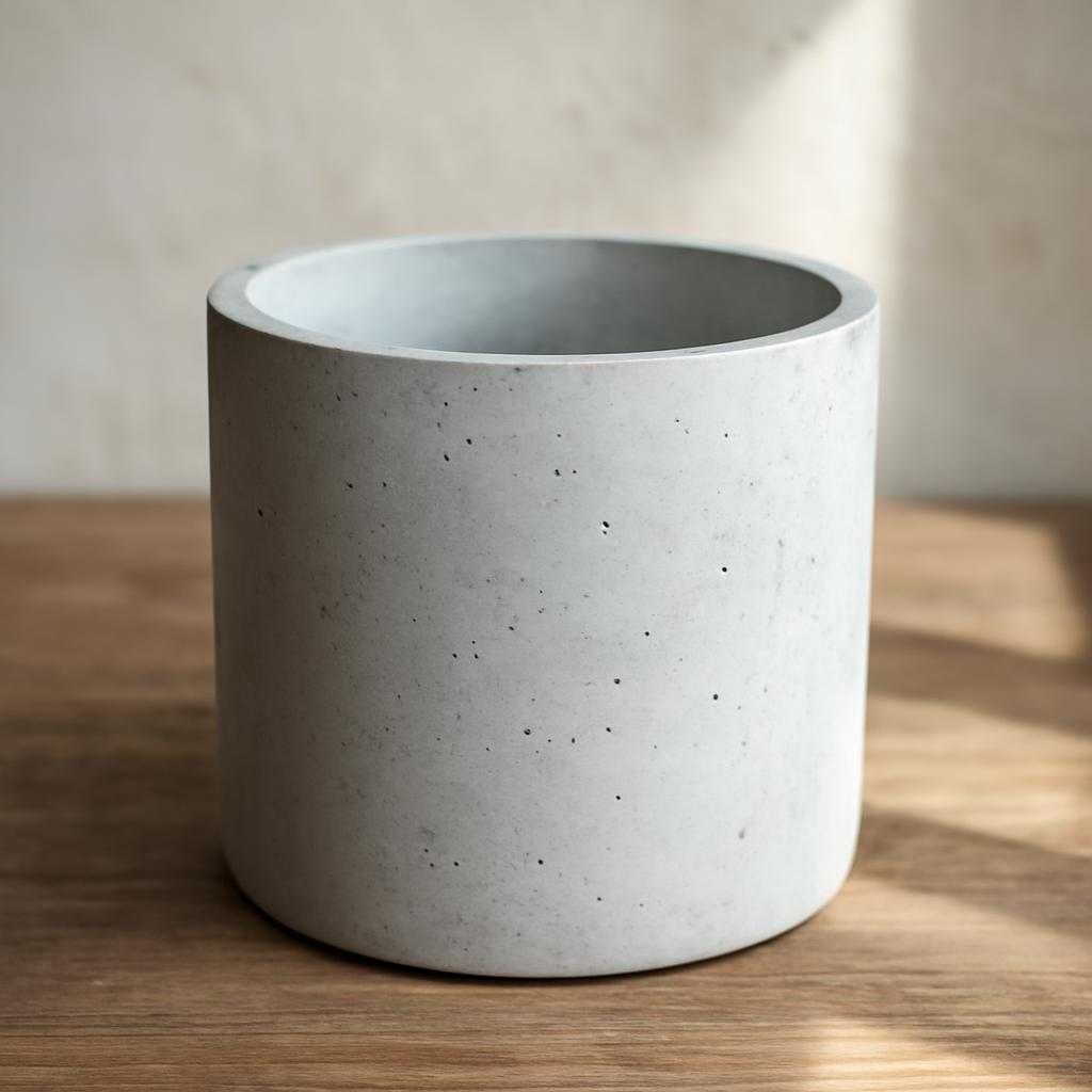бетонное кашпо