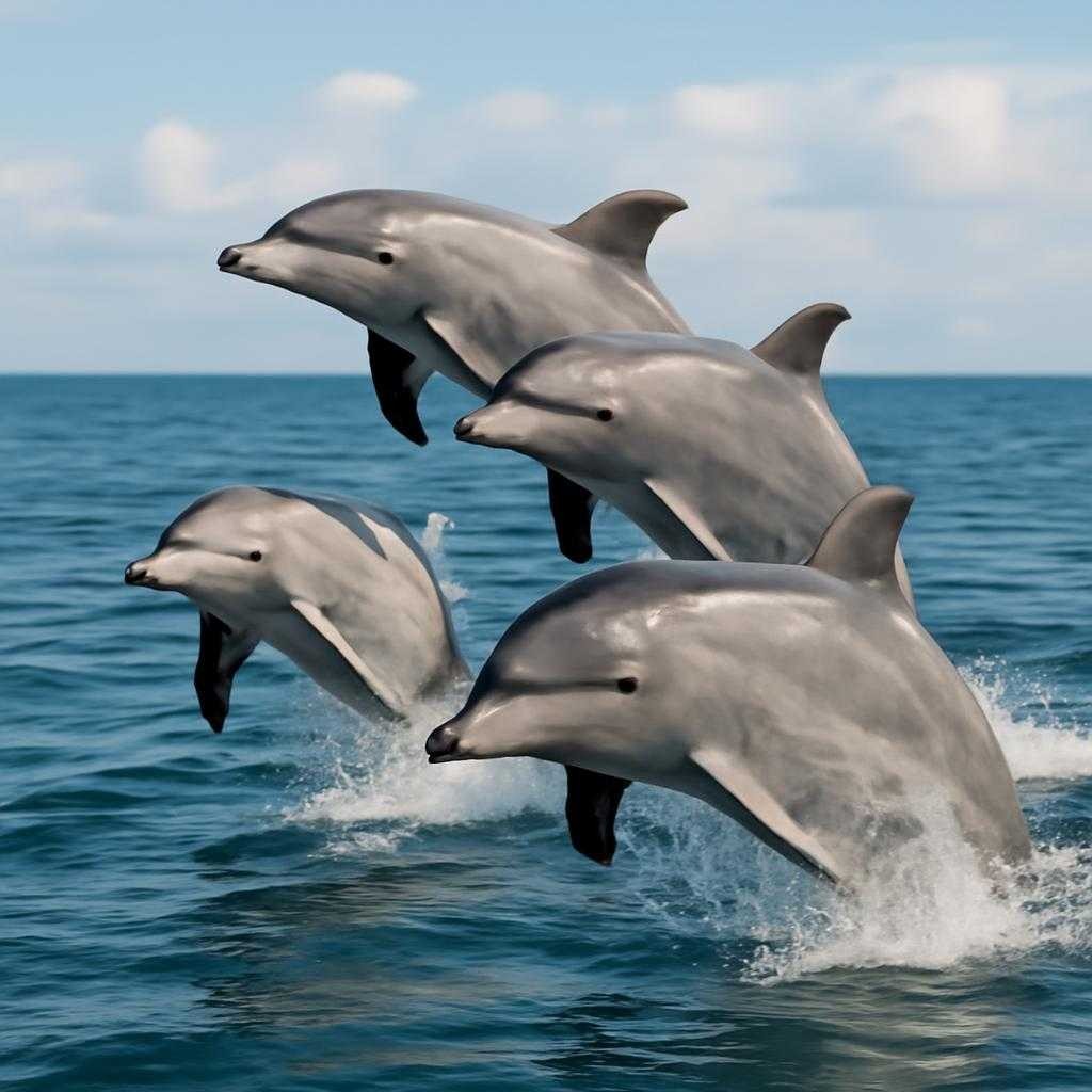 дельфины