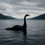 Тень плезиозавра над гладью лох-несса