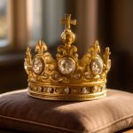 Shining crown: королевский блеск ретро фруктов