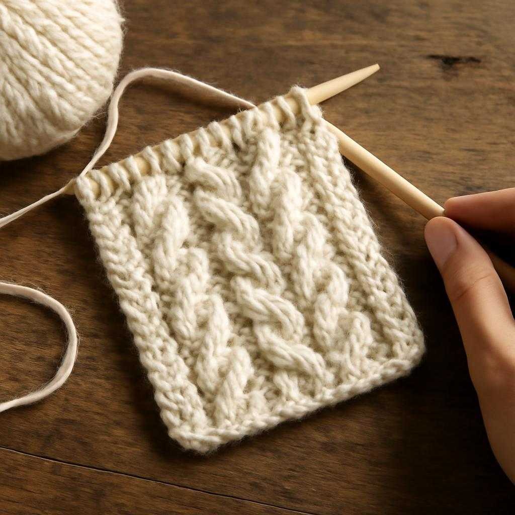 рельефное вязание