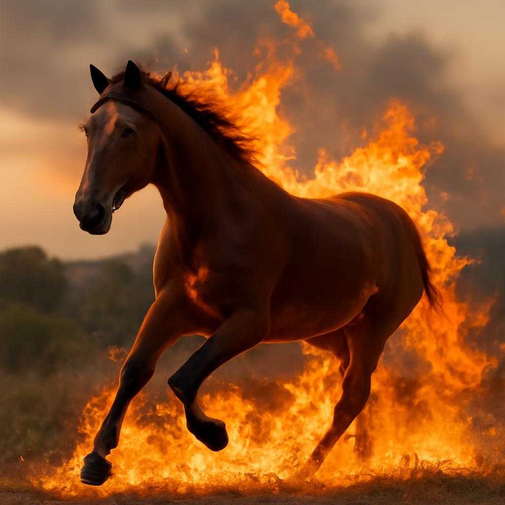 огненная лошадь