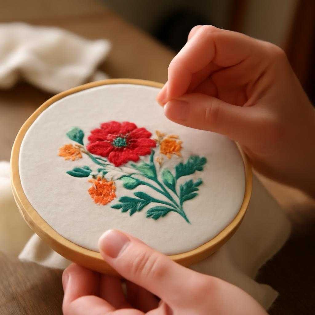 точность вышивки