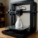 Сломанная ручка и напечатанная деталь