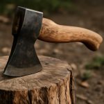 Как надежно насадить топор на топорище