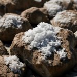 Почему на камнях после высыхания воды остаются белые кристаллы