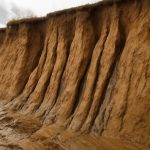 Почему после ливня на глинистом обрыве проступают борозды