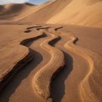 Почему у подножия дюн возникают песчаные языки