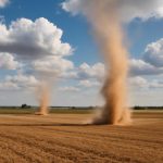 Почему пылевые вихри над полями стали заметнее