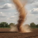 Как возникают пыльные вихри на сухих дворах в летнюю жару