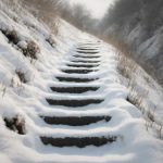 Почему на крутых склонах появляются снежные ступени