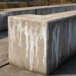Почему на бетонных парапетах после зимы проступают солевые разводы