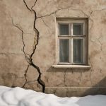 Почему зимой старые фасады покрываются трещинами-узорами