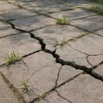 Почему старые тротуарные плитки растрескиваются летом
