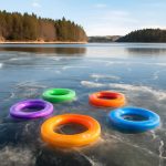 Почему на озёрах всё чаще замечают цветные ледяные кольца