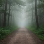 Почему между деревьями появляются туманные коридоры