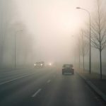 Как утренний туман меняет картину движения на городских дорогах