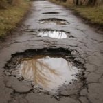 Почему после оттепели старые дорожки быстро покрываются глубокими ямами