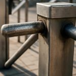 Осенняя сырость сильнее проявляет износ металлических турникетов