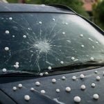 Почему на стеклянных козырьках заметнее микротрещины после града