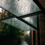 Почему утром на стеклянных козырьках сильнее видны мутные капли