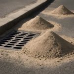 Почему у дождеприемных решеток появляются песчаные кучки