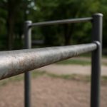 Почему на металлических турниках сильнее видно потускнение после дождя
