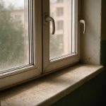 Как ветер выявляет пыль на пластиковых окнах подъездов