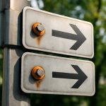 Почему на болтах уличных указателей появляются рыжие точки