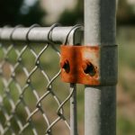 Причины рыжих точек на креплениях заборных секций