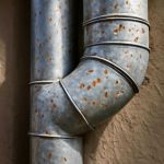 Почему на оцинкованных водосточных трубах выступают рыжие точки