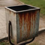 Почему на уличных урнах после ливня проступают ржавые подтеки