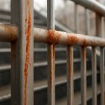 Причины ржавых потеков на металлических поручнях после тумана