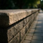 Почему на каменных парапетах после жары светлеют края