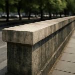 Почему на каменных парапетах светлеют края после солнца