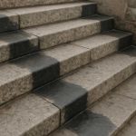 Почему на каменных ступенях после оттепели темнеют углы