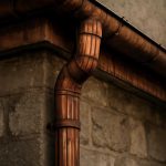 Почему весной на медных водостоках появляются темные разводы