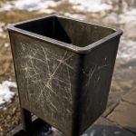 Почему на уличных урнах сильнее видны царапины после оттепели