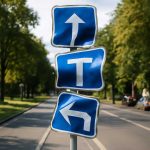 Как туман и смог искажают восприятие дорожных указателей