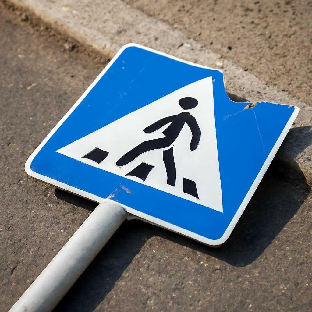 хрупкость пластиковых дорожных указателей